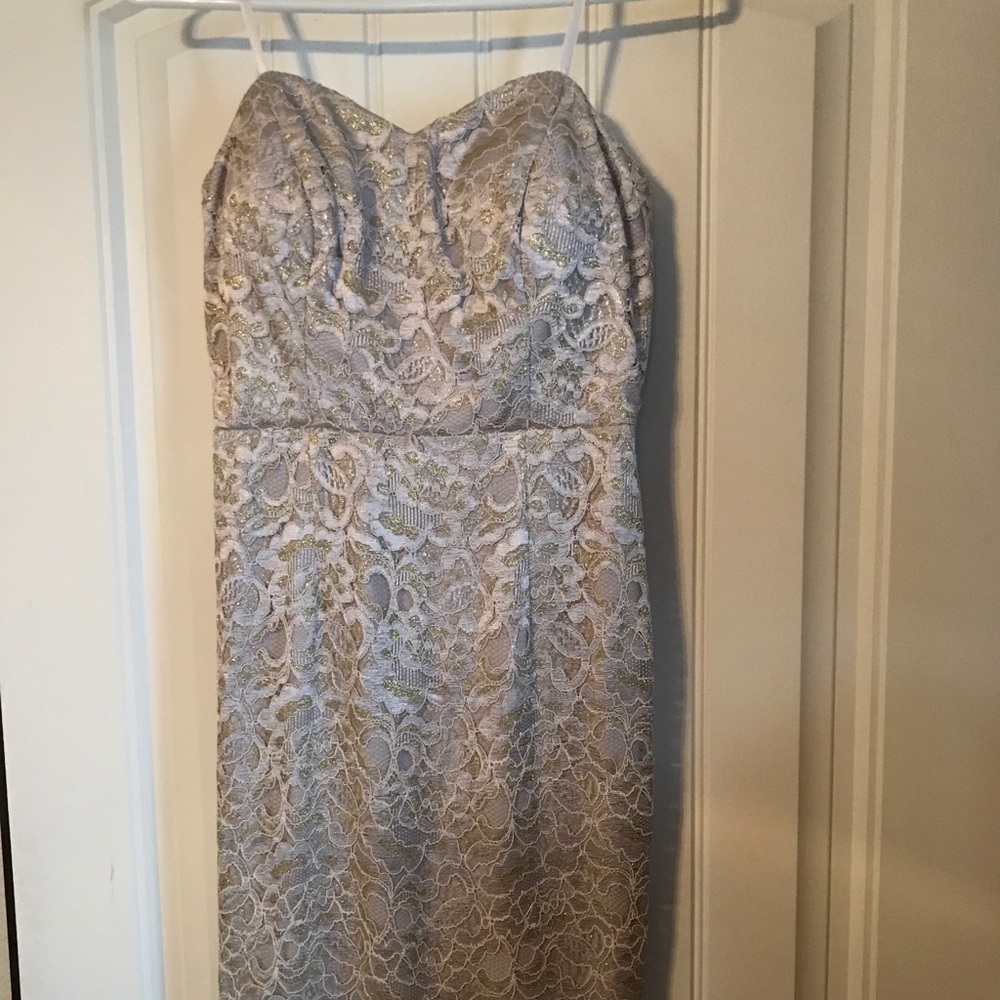 Strapless Lace Dress
